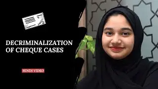 Decriminalization of Cheque Cases | New Law | Saz Advocates | Legal Awareness | Hindi