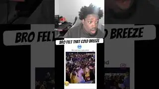 Bro felt that cold breeze 🥶 🤣 #funnyvideo #reaction #funny #reels