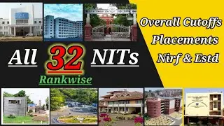 Top NIT college in India 2021 rankwise | Placements  |Fees |List of  NIT colleges in India rankwise