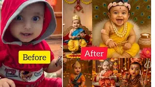 Ram l krishna l shiv photo shoot prompt for baby #baby #babyshorts #gemini #chatgpt 