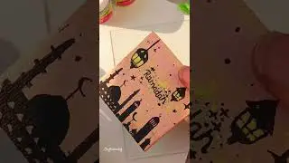 Ramadan  painting ✨🌙 #shorts #ytshorts  #ramadan  #painting  #canvas  #art  #unboxing