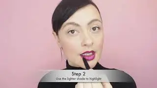 Simple Ombre Lip tutorial with BY TERRY Twist-on Lip