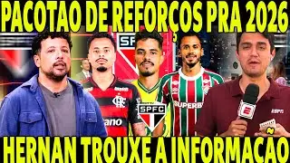 REFORÇOS PRA 2026! ANDRÉ HERNA TROUXE A INFORMAÇÃO! ALLAN CHEGANDO NO SÃO PAULO!
