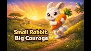 Small Rabbit, Big Courage 🐰 | A Beautiful Moral Story for All Ages