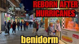 Бенидорм &mdash; от хаоса во время шторма до переполненных улиц за один день! 😲🛍️