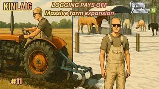 We Bought A Horse Farm + A New Field! | FS25 Kinlaig Live (Ep.11)