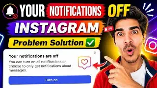 Your notifications are off Instagram Problem Solution ✅ Instagram notification off 😱 Problem Fix