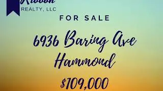 6936 Baring Ave, Hammond For Sale by Blue Ribbon Realty