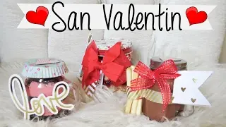 3 ideas MINI MASON JAR para 14 FEB