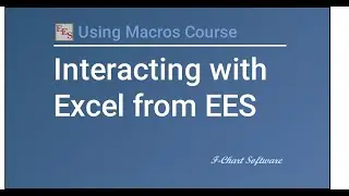 Interacting with Excel from EES