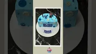 Halfway to one and already in charge! Baby boss theme CaKe for a half birthday celebration  #cake