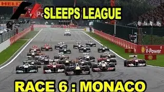 F1 2013 - Sleeps League Race Highlights - Race 6 - Monaco