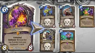 Hearthstone  Tickatus warlock 2022!??