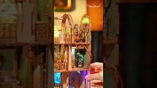 Tonecheer 3D Wooden Puzzle DIY Book Nook Kit (Spacetime Museum)