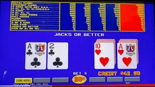 Video Poker: Pick a Pair Double Double Bonus Poker Session