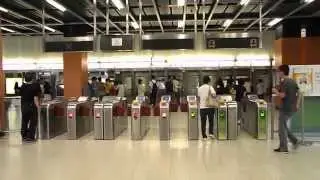 Travel from Hong Kong to Shenzhen (China) by Mass Transit Railway MTR