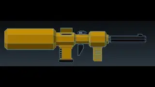 Blender: Modeling a Low Poly Rifle (for beginners)