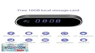 Smart Digital Clock Desktop Clock 1080P Recording Multi Functional Clock Free 16GB SD