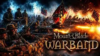 Mount & Blade: Warband American Civil War Revived Mod Battle - Night Battle Defend the Wall!