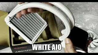 White AIO & Radiator from Enermax. A company who listened and made the wire sleeves white also!