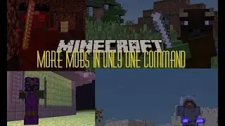 More Mobs for Vanilla Minecraft in Only One Command | 1.12
