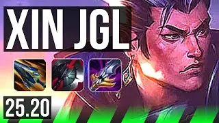 XIN ZHAO vs SYLAS (JGL) | Godlike | KR Grandmaster | 25.20