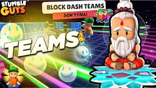 BLOCK DASH TEAM UNLIMITED CODES 🤯 STUMBLE GUYS LIVE 😍