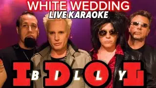 WHITE WEDDING Live karaoke by Billy Idol with backing Vocals