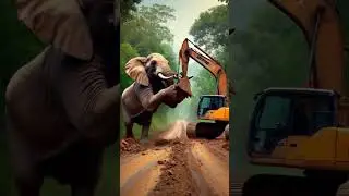 Elephant vs JCB: You Won&rsquo;t Believe What Happened! 🐘💥🚜