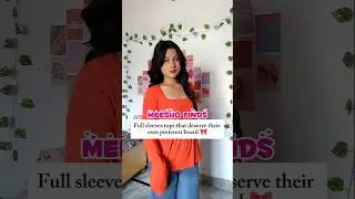 Meesho tops haul | Full sleeves top meesho #meeshohaul #ytshorts #shorts #bipasha #fashion #topshaul