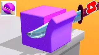ASMR Slicing: Rainbow Kinetic Sand #1