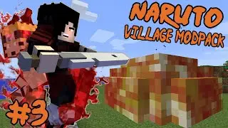 FIRE STYLE IS EVEN MORE BUSTED! || Naruto Village Episode 3 (Minecraft Naruto Mod)
