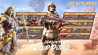 CODM SEASON 4 ALL CHARACTERS + GUNS & LEGENDARY PHANTOM FIRST LOOK | SEASON 4 BATTLE PASS COD MOBILE