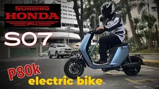 SUNDIRO HONDA S07 EBIKE | Perea Moto Makati