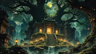 🏛️ Mysterious Ancient Temple in an Enchanted Forest | Magical Ambience, Meditation & Relaxation ✨