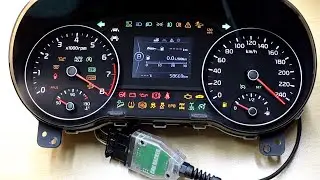 CanHacker проверка щитка приборов Sportage 2017 после ремонта тест индикаторов и тест стрелок