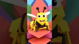 Learn Insects with YoYo - Origami Bee 🐝