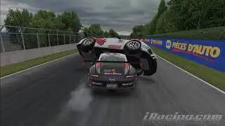 iRacing Massive Start Pile Up