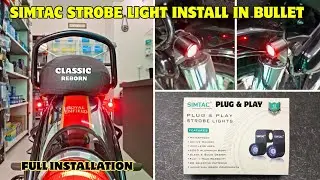 Strobe Light Install In Bullet | Classic Reborn | Full Installation | @AMAR K VLOGS