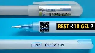 Гелевая ручка Flair Glow за 10 рупий &mdash; лучшая гелевая ручка 2026 года? &mdash; Лучшая гелевая ручка для...