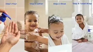 Bumtum Tear Free Body Wash | Babies Bath Routine |
