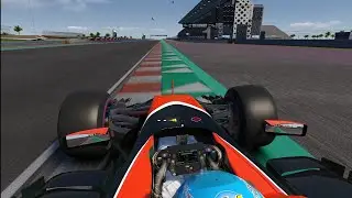 Fernando Alonso onboard at the Kuwait Motor Town in the 2017 McLaren MCL32