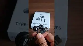 Samsung AKG Type-C Earphones Unboxing 🎧✨️ #shorts