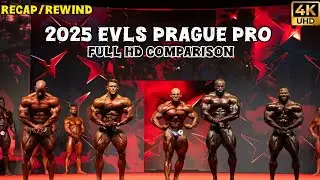 2025 EVLS Prague pro OPEN BODYBUILDING full comparison | HD 