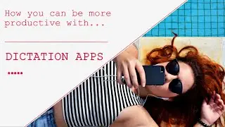 Dictation can save your time. My favourite dictation and voice-to-text app is Otter.ai