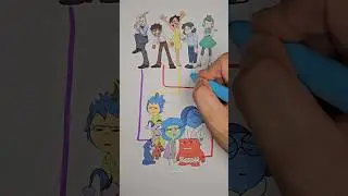 Human Inside Out Emotions Vertical Matching Puzzle!! #shorts #viral