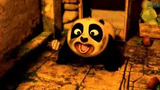 Kung Fu Panda | Cute Baby Panda in the radish cart Moments Clips Sponsored by Preview 2 Effects