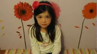 Zoe Marie- six years old. Amazing Grace.