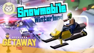 Reckless Getaway 2: Snowmobile in Winterland map | Gameplay