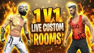 Free Fire 4v4 Custom Headshot Gameplay 🔥 #totalgaminglive #gyangaming #raistar #tondegamer